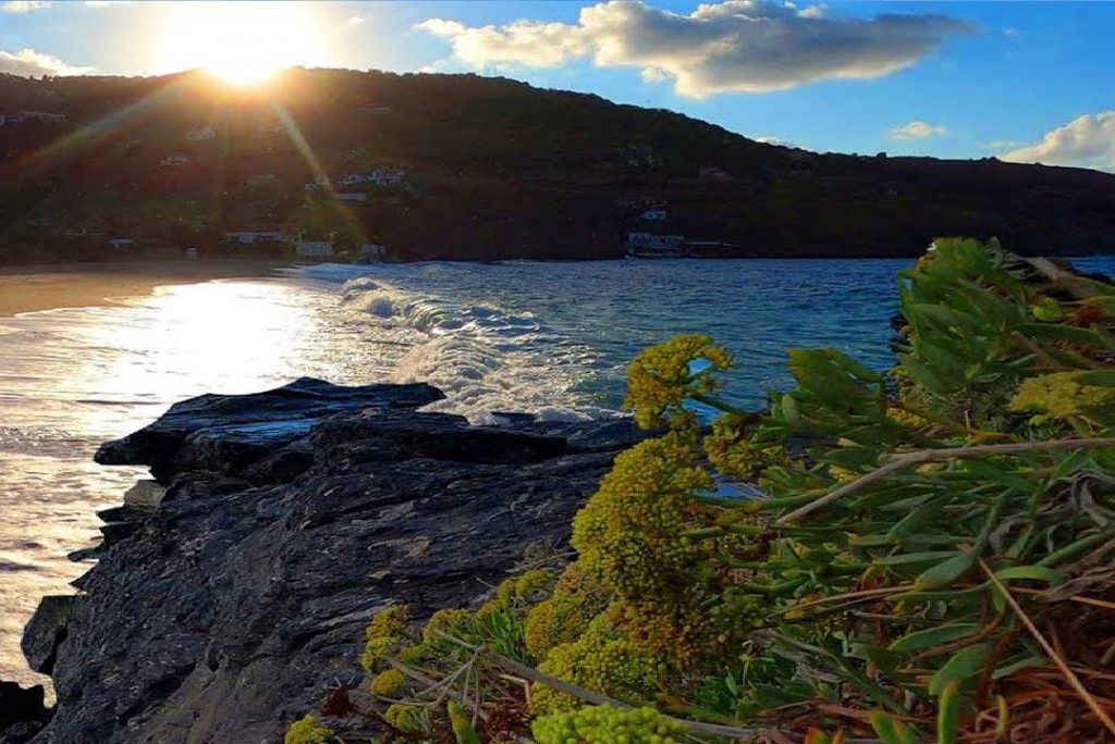 4k Sunset and the Sound of the Sea Waves for Deep Sleep, Meditation, and Stress Relief