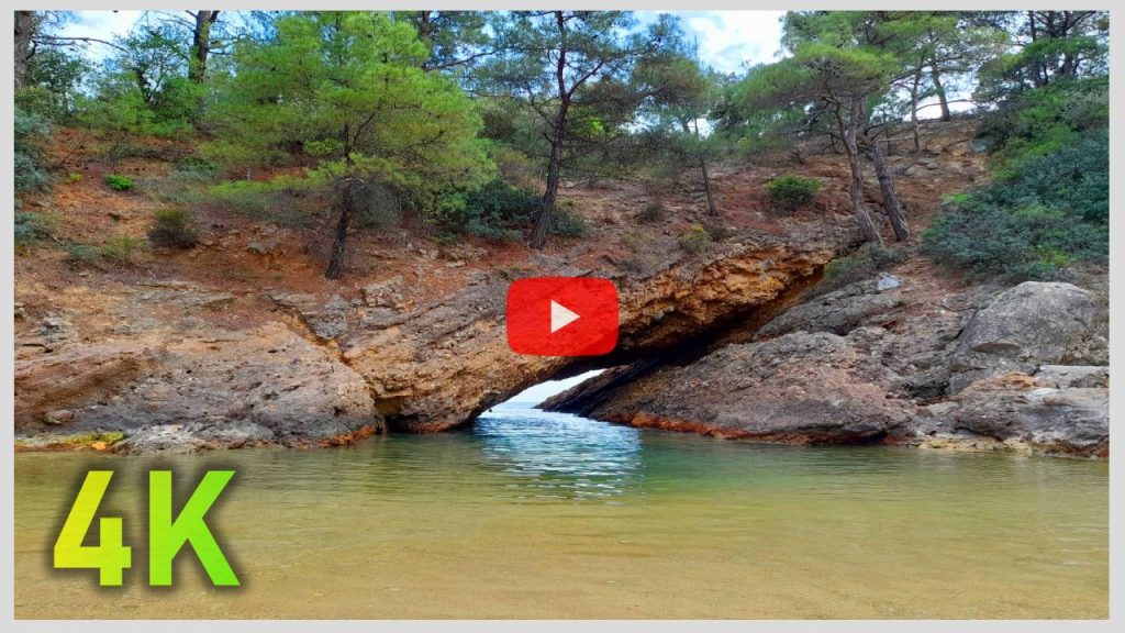 4K Relaxing Sounds of Sea Cave for Deep Relaxation, and Meditation-